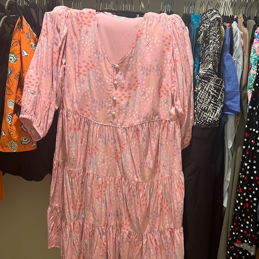 Never Worn: Pink Olaf Frozen Dress Size XL